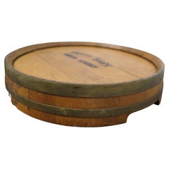Cutty Sark Scots Whisky Barrel Top tray