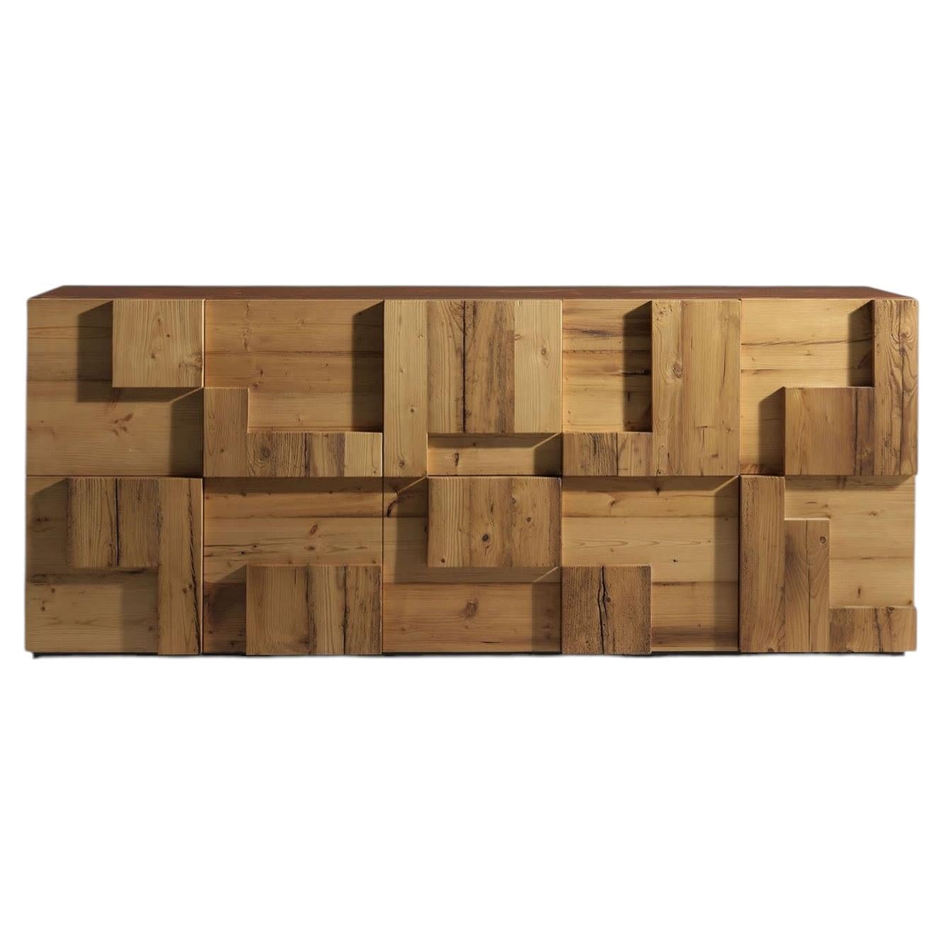 Cuzco Antique Wood Sideboard For Sale