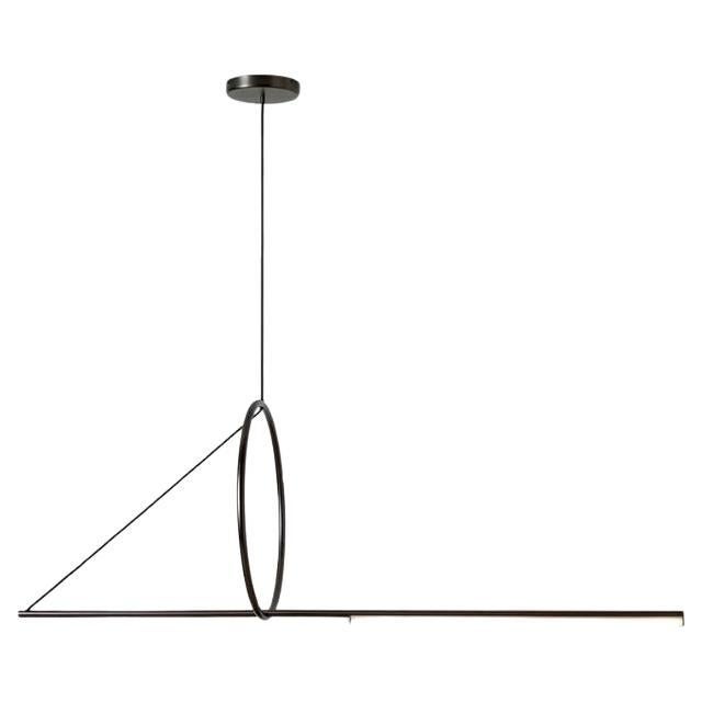CVL Luminaire Cercle Et Trait Pendente di POOL in vendita