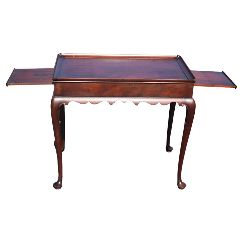CW 8 Colonial Williamsburg Kittinger Mahogany Tea Table Circa 1950 at ...