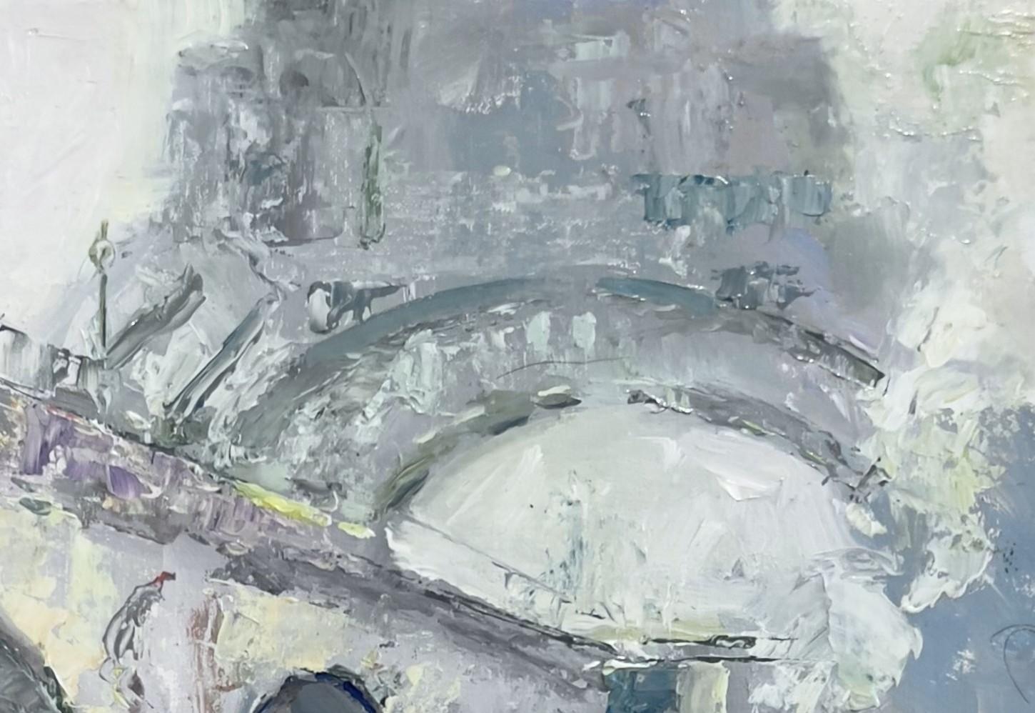 „Paris, La Seine & der Eiffelturm“ (2024) von C.W. Mundy, Original-Ölgemälde im Angebot 2