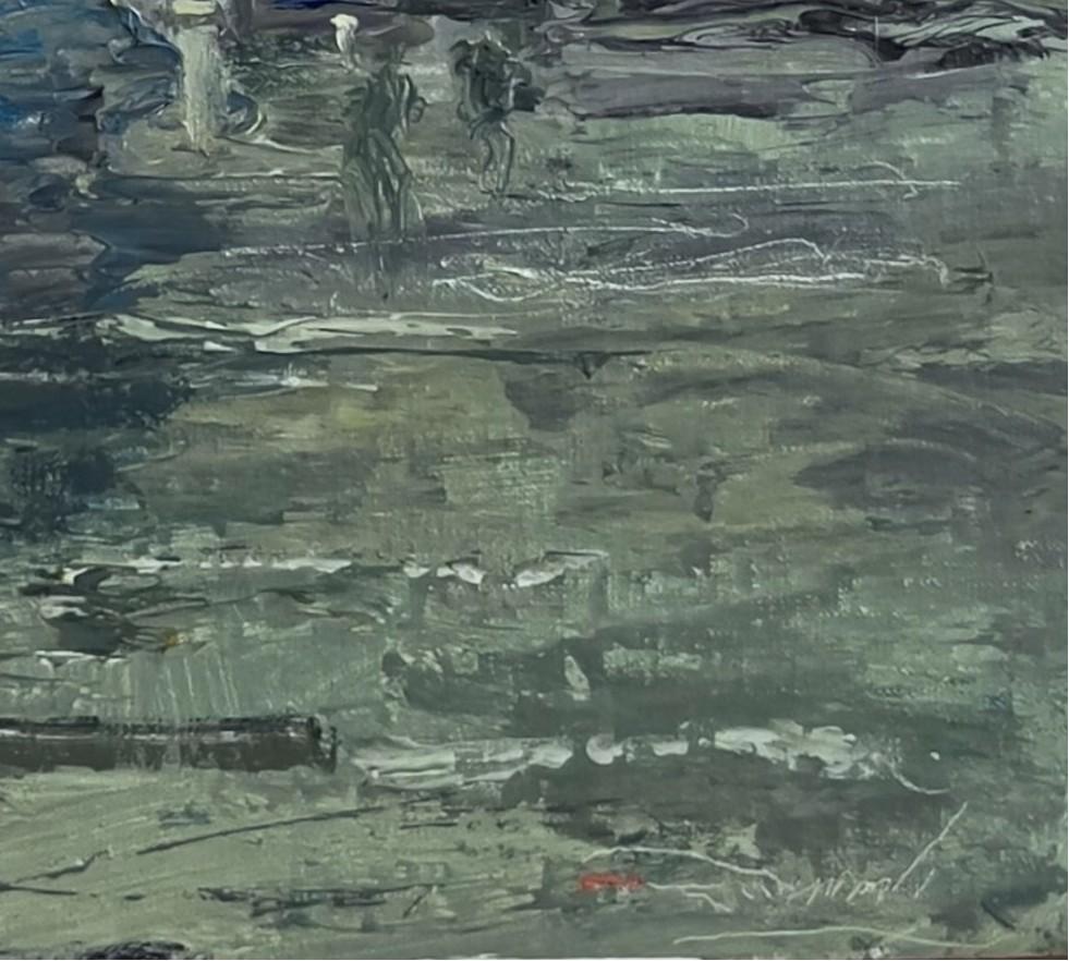 „Paris, La Seine & der Eiffelturm“ (2024) von C.W. Mundy, Original-Ölgemälde im Angebot 3