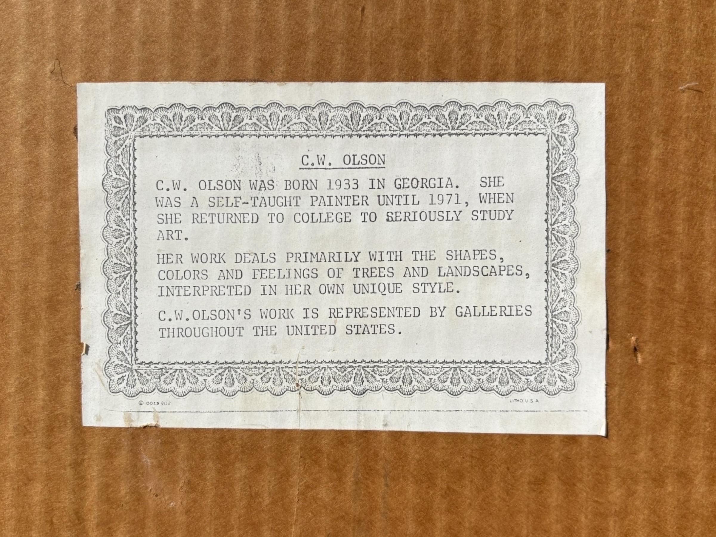 C.C. Winterling Olsen Olio su tela con cornice firmata In condizioni buone in vendita a Sarasota, FL