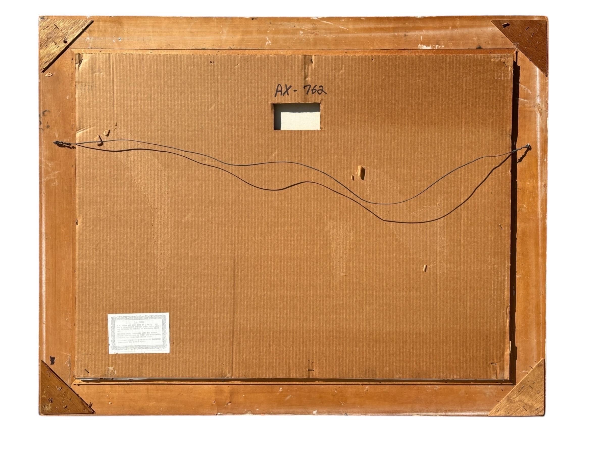 XX secolo C.C. Winterling Olsen Olio su tela con cornice firmata in vendita