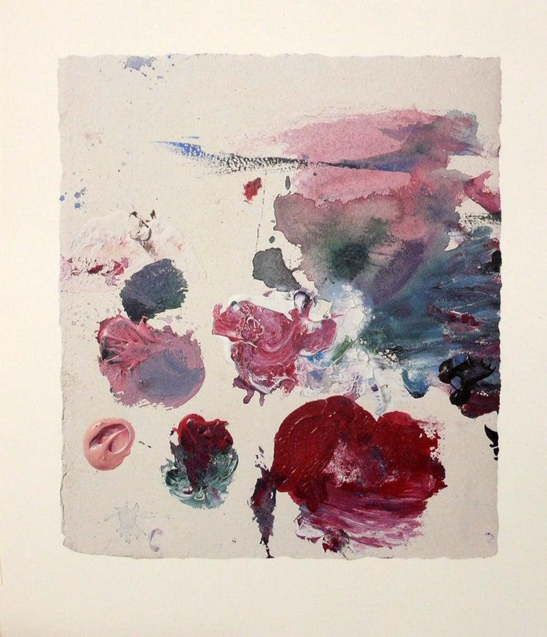 Group of Eight Abstract Photolithographs on Vellum by Cy Twombly, from the limited edition 