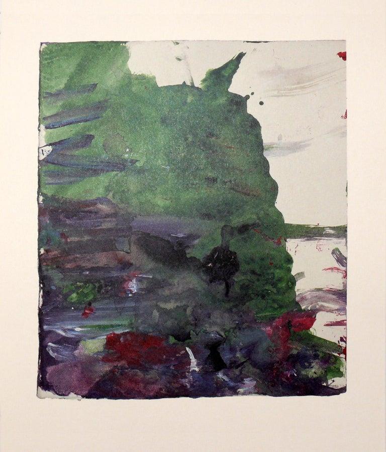 Glass Cy Twombly Abstract Gaeta Lithographs Group of Eight For Sale