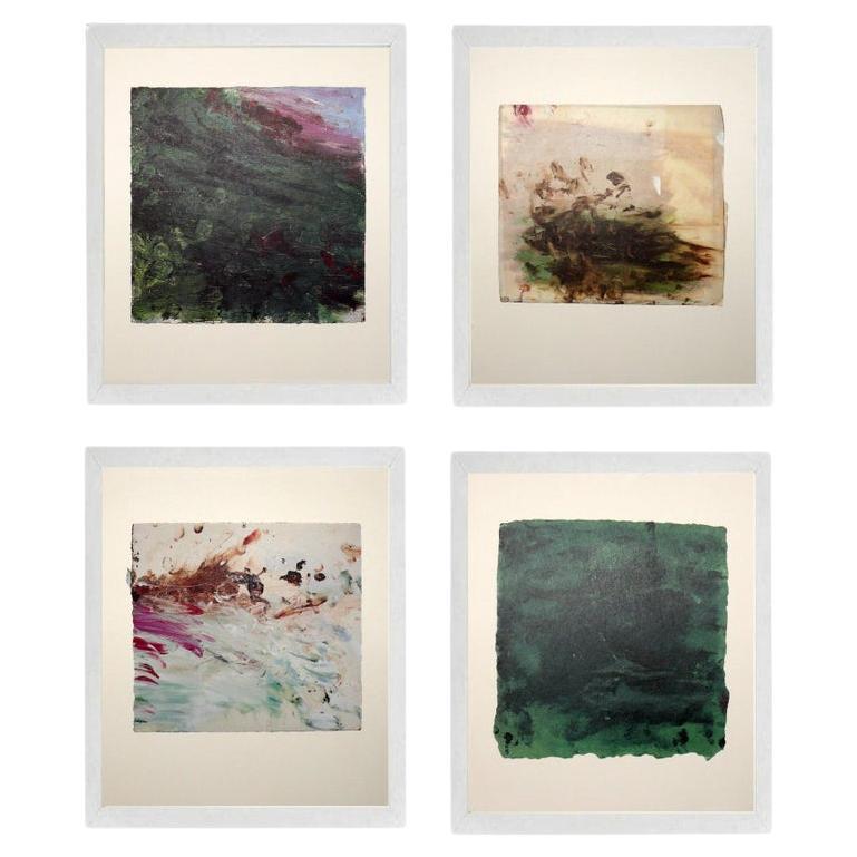 Cy Twombly Abstract Gaeta Lithographs Group of Four