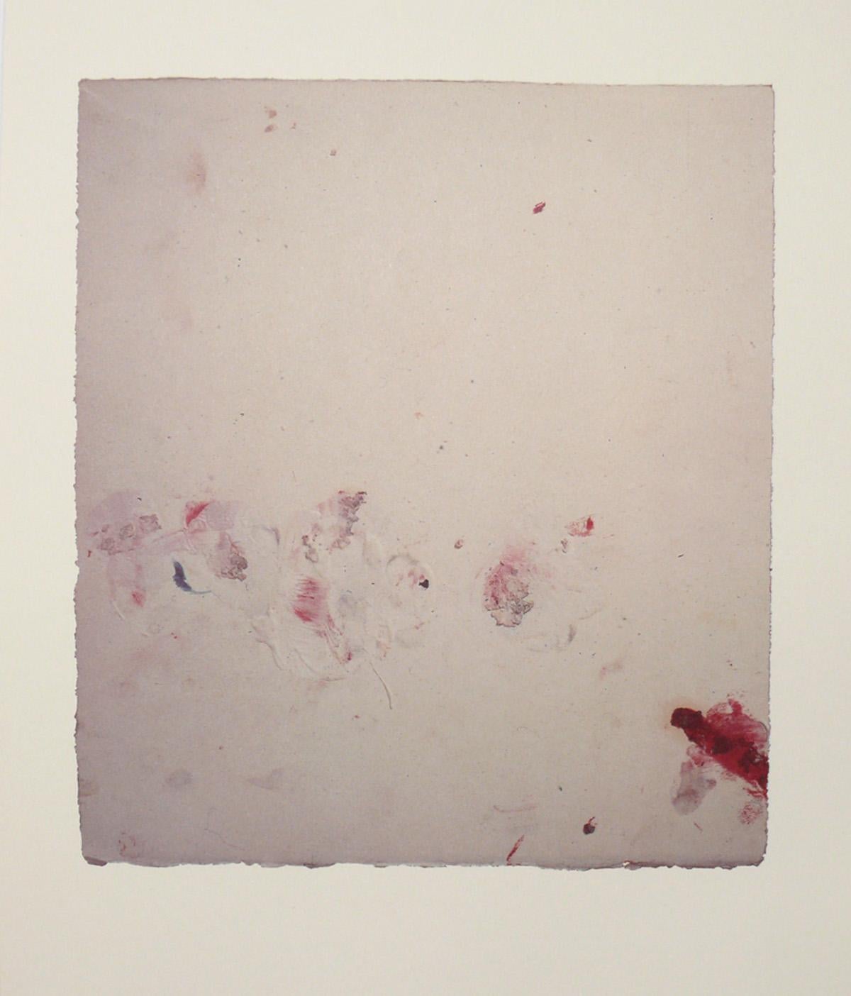 Glass Cy Twombly Abstract Gaeta Lithographs Group of Six