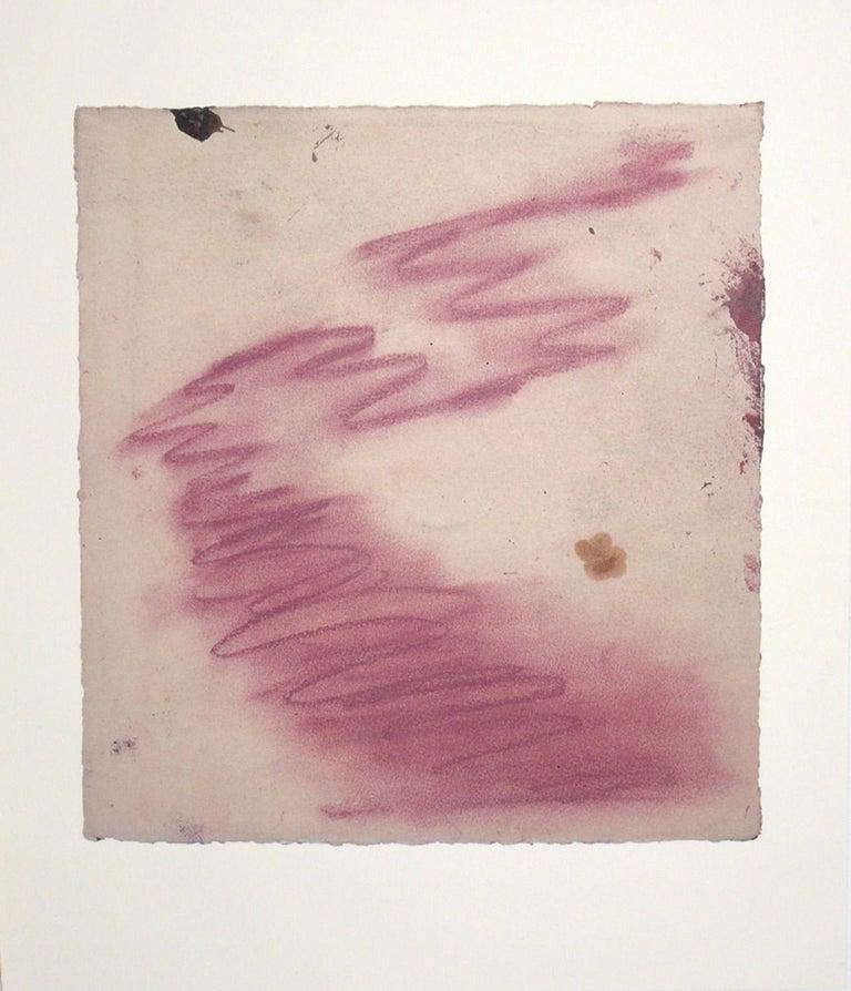Mid-Century Modern Cy Twombly Abstract Gaeta Lithographs Group of Three For Sale