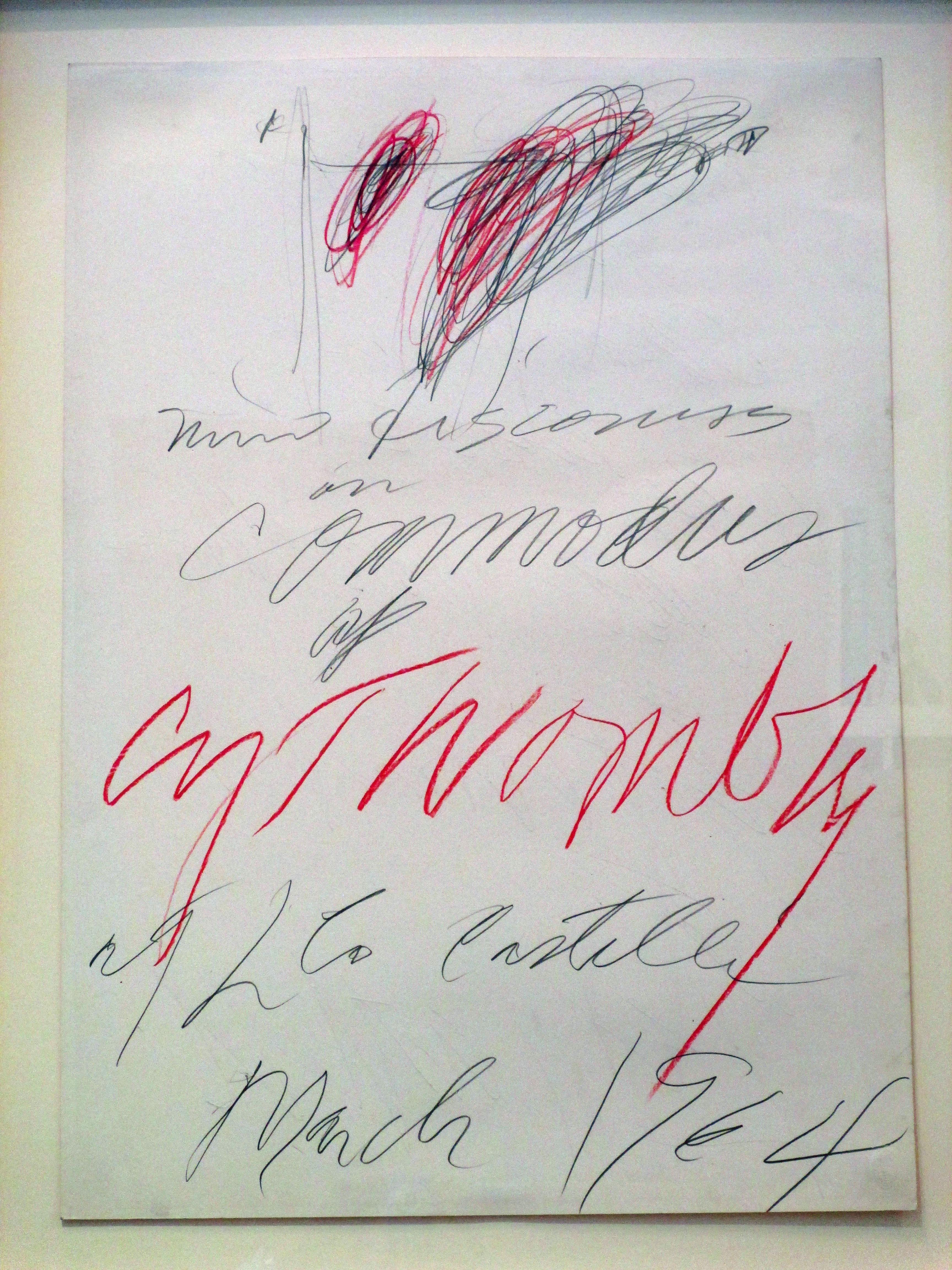cy twombly poster