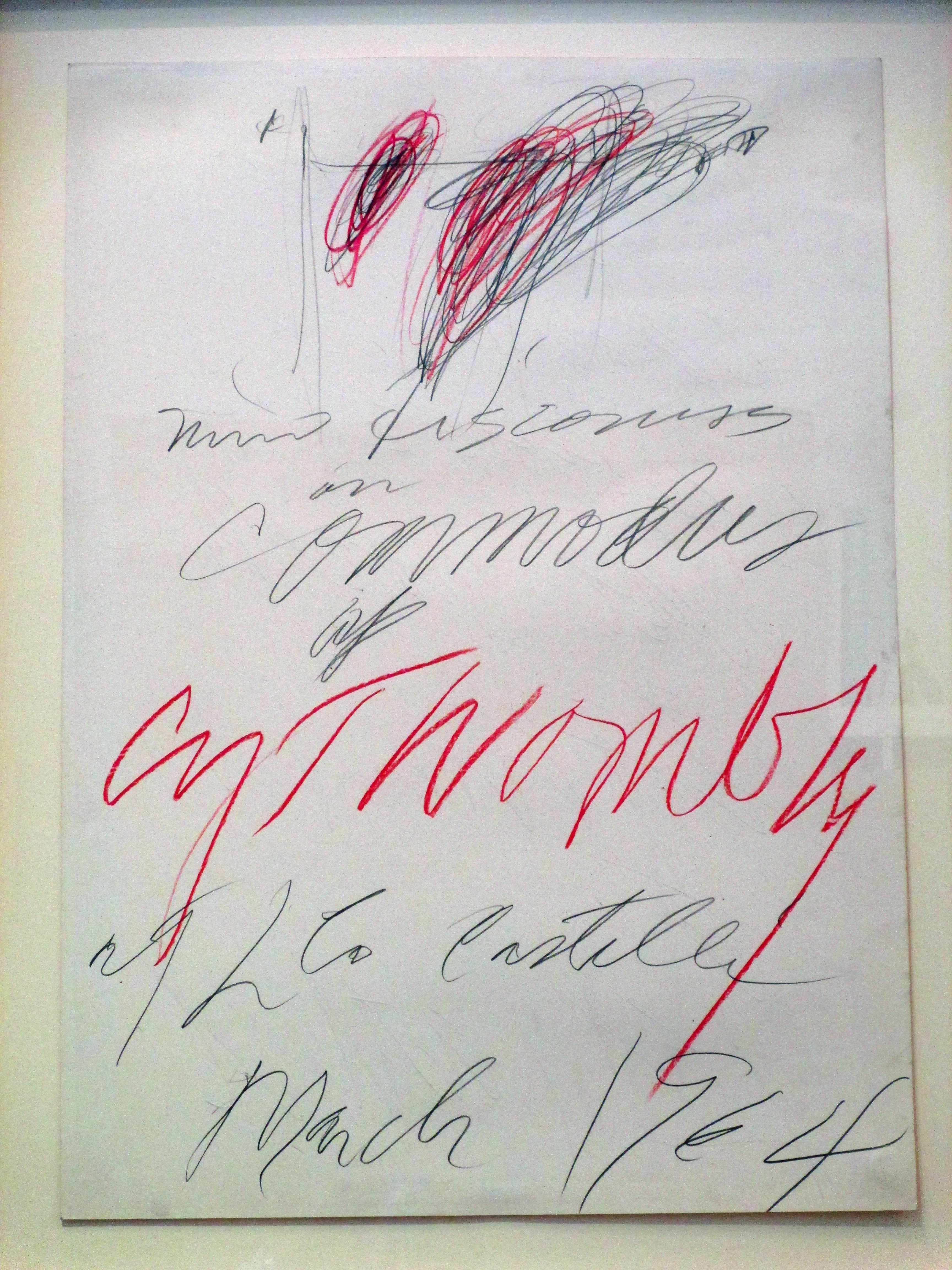 Cy Twombly
Etude d'affiches pour 