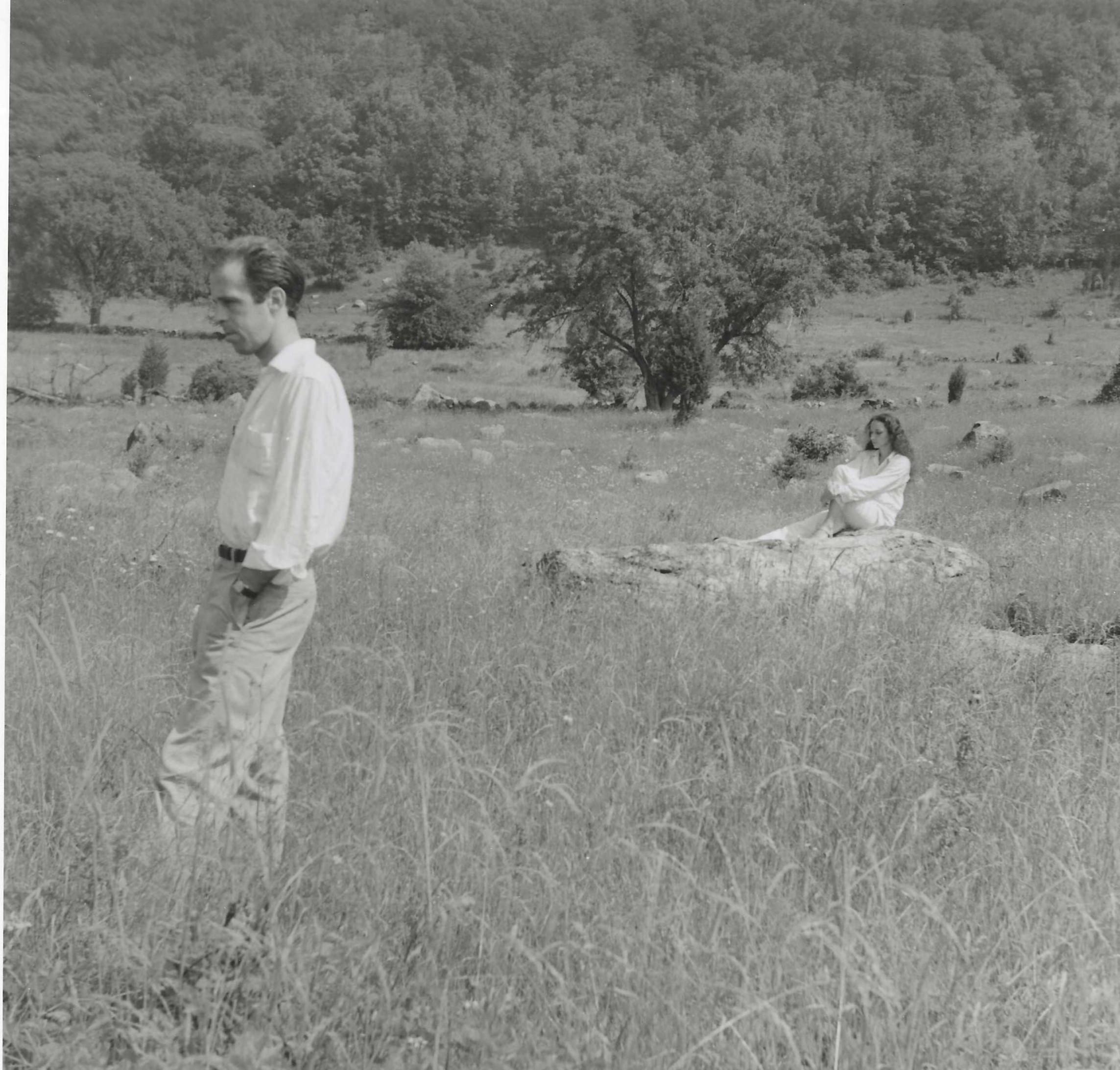 Cy Twombly
Earle and Carolyn Brown at the Stevenson's in Brewster, 1955
Identified and inscribed on the reverse by the sitter Carolyn Brown
Photograph on paper
8 x 8 inches

Provenance
Gift of the artist
Estate of Carolyn Brown, New York 2025.


Cy