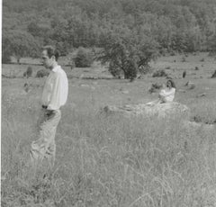 "Earle and Carolyn Brown at the Stevenson's in Brewster" Cy Twombly