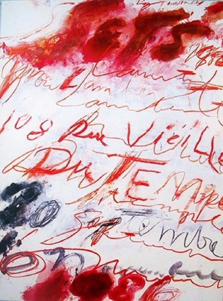 1986 - Print by Cy Twombly