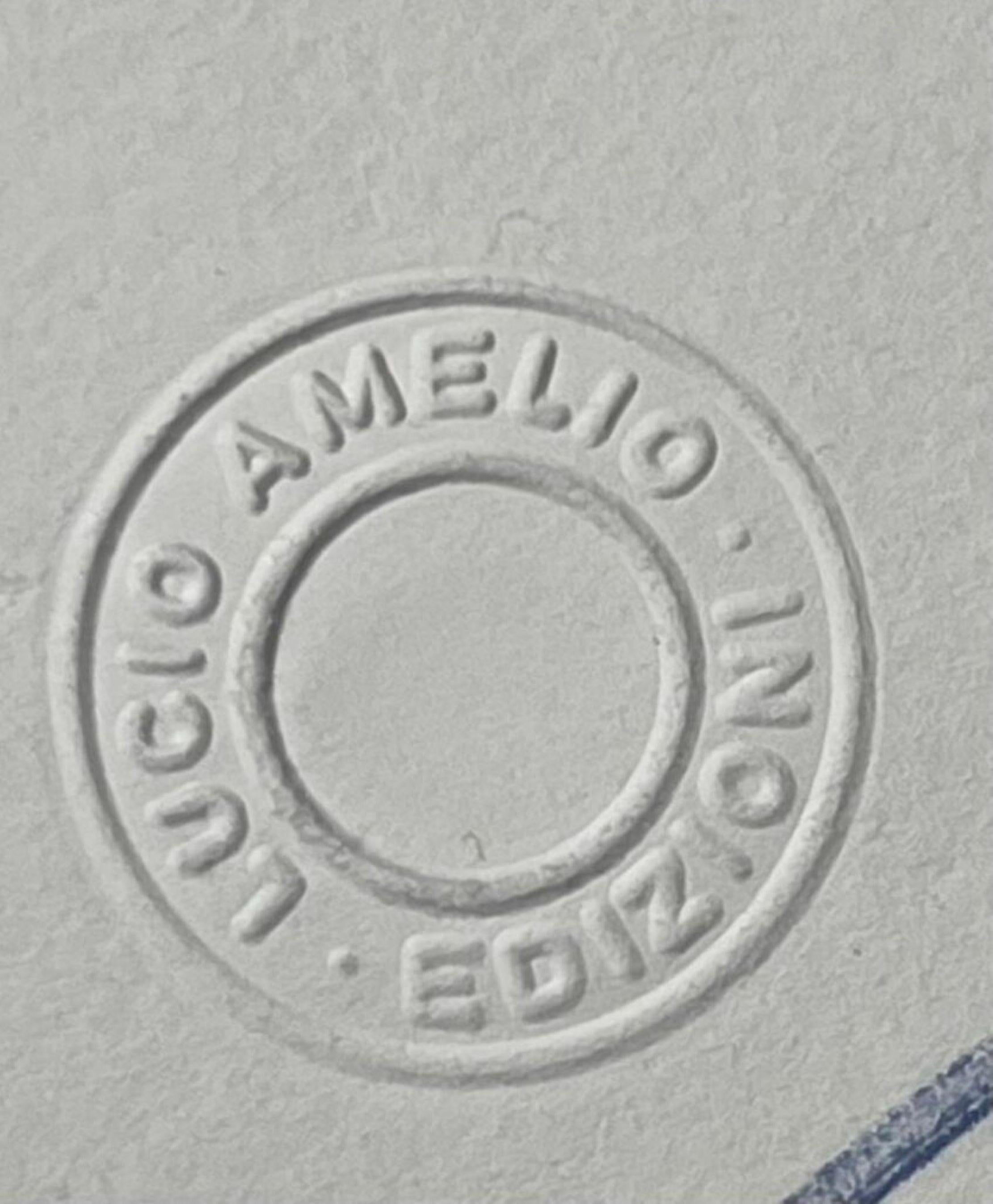 Alusiones, Bahía de Nápoles (de la colección de Donald Baechler) Impresión firmada/N - Print Realista de Cy Twombly