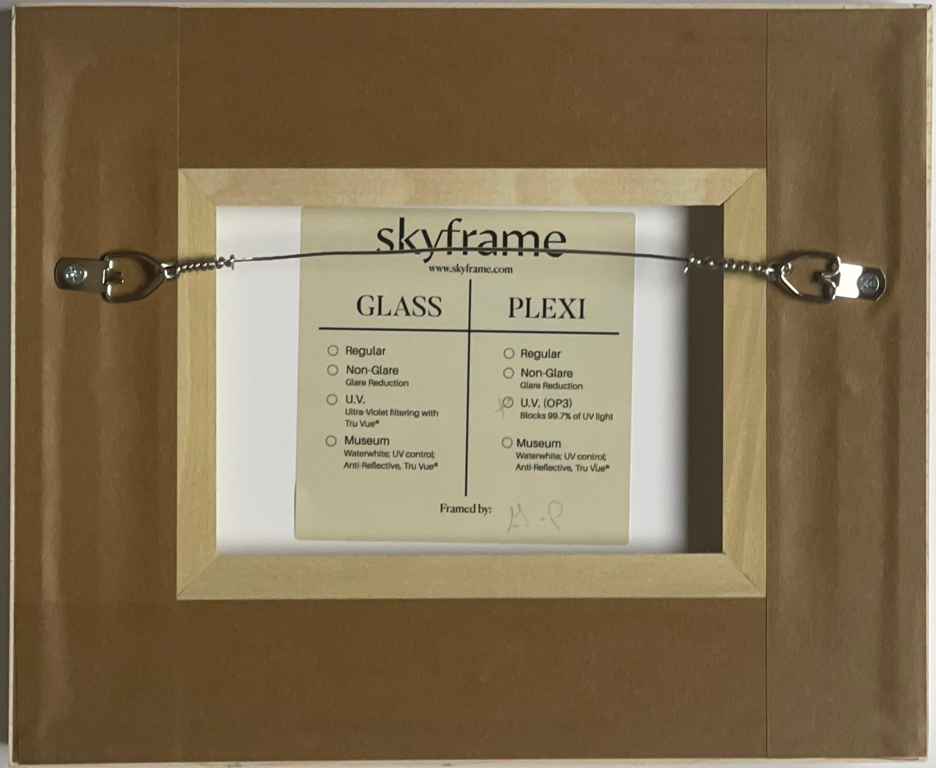 Art Card: Synopsis of a Battle 1968 Hand signed by Cy Twombly, provenance Framed 4