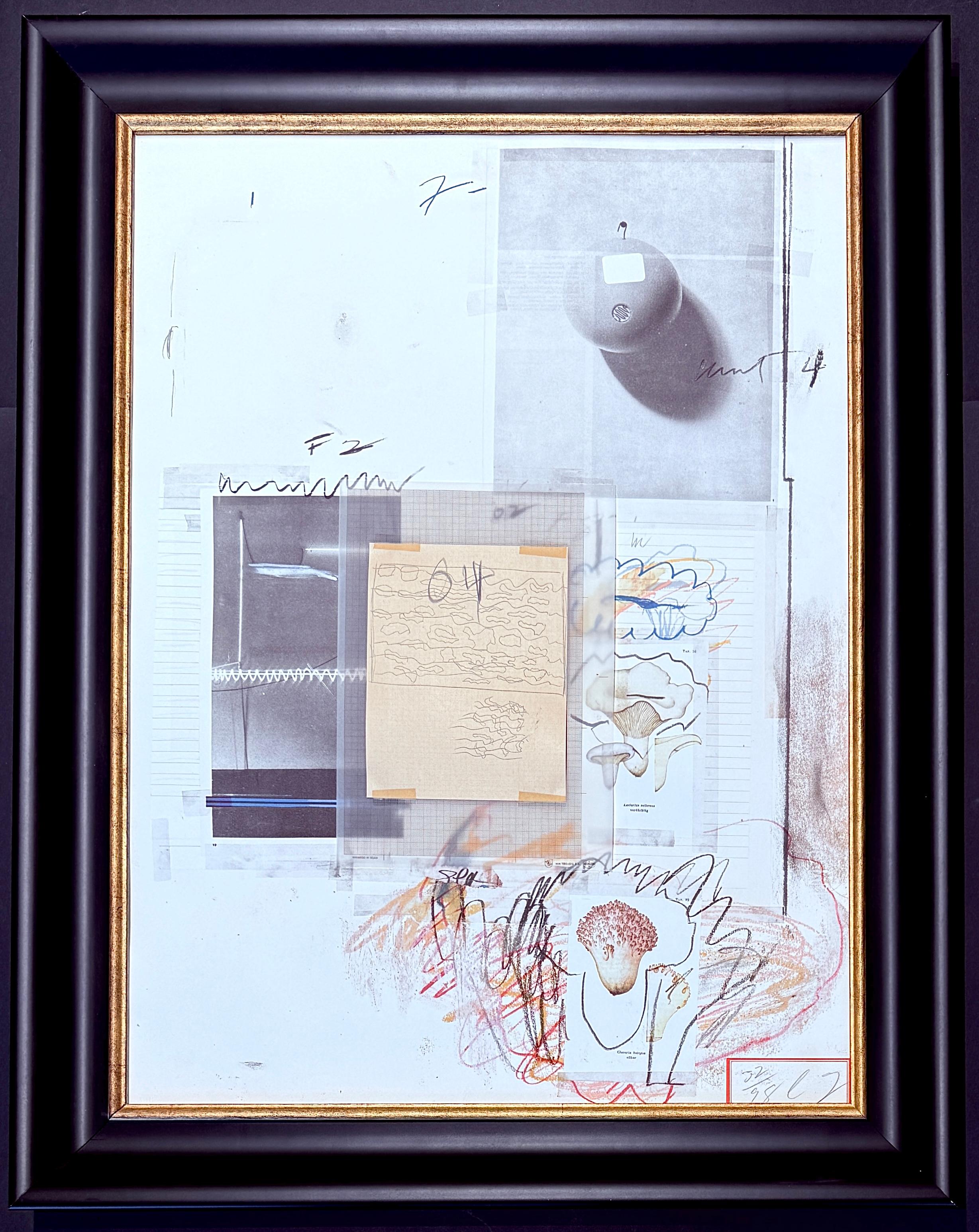 Lithographie, grano-lithographie, collotype, photochrome, collage de papier et crayon sur papier Rives Couronne, édité en 1974.
Édition limitée à 98 exemplaires, numérotés 65/98 dans le coin inférieur gauche.
Signé à la main par Cy Twombly au crayon