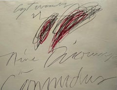Cy Twombly at Leo Castelli (Hand Signed)