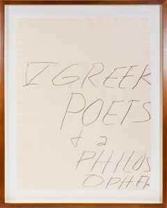 Cinq poètes grecs et un philosophe