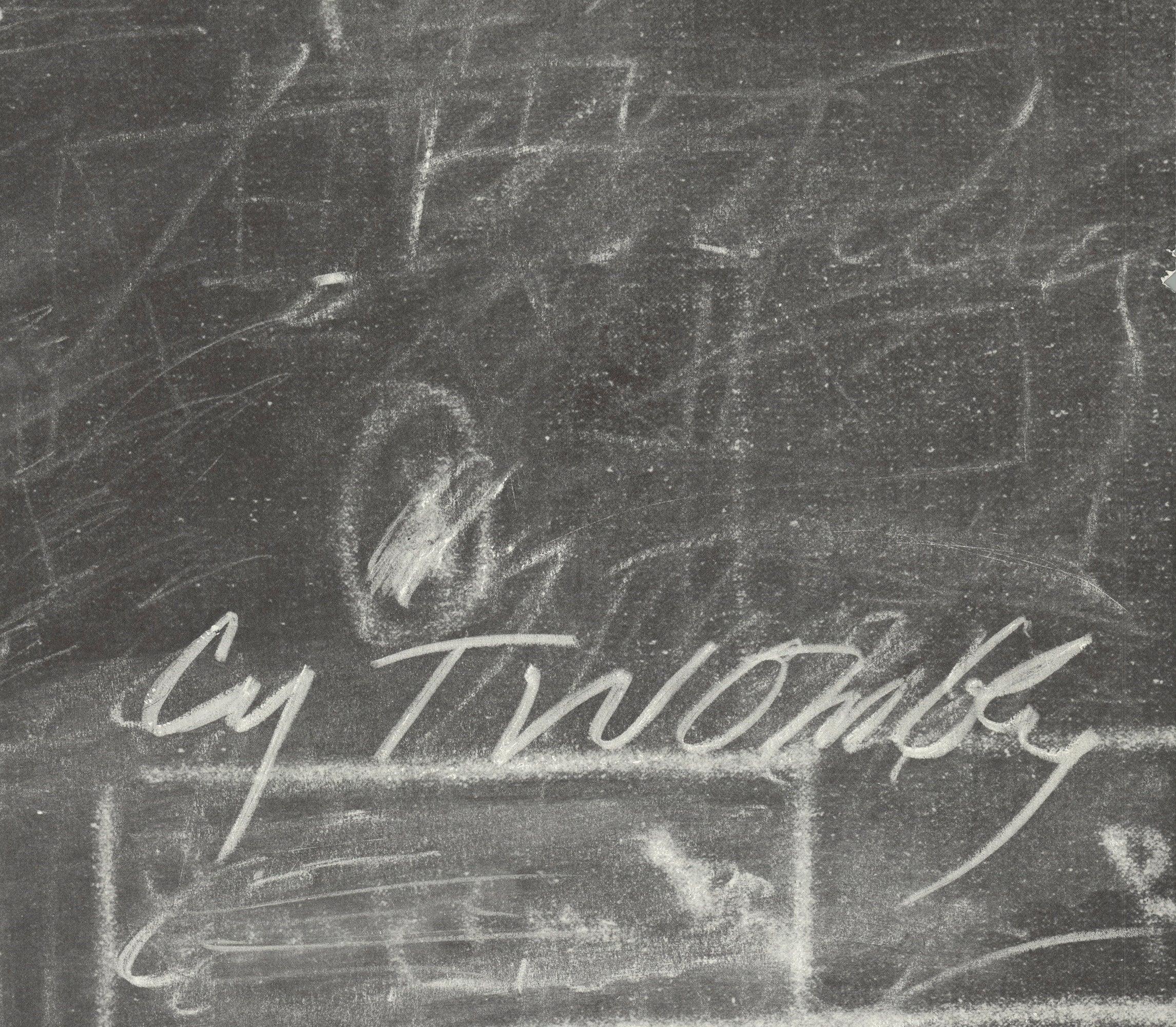 Cy Twombly 'Leo Castelli' 1967 im Angebot 3
