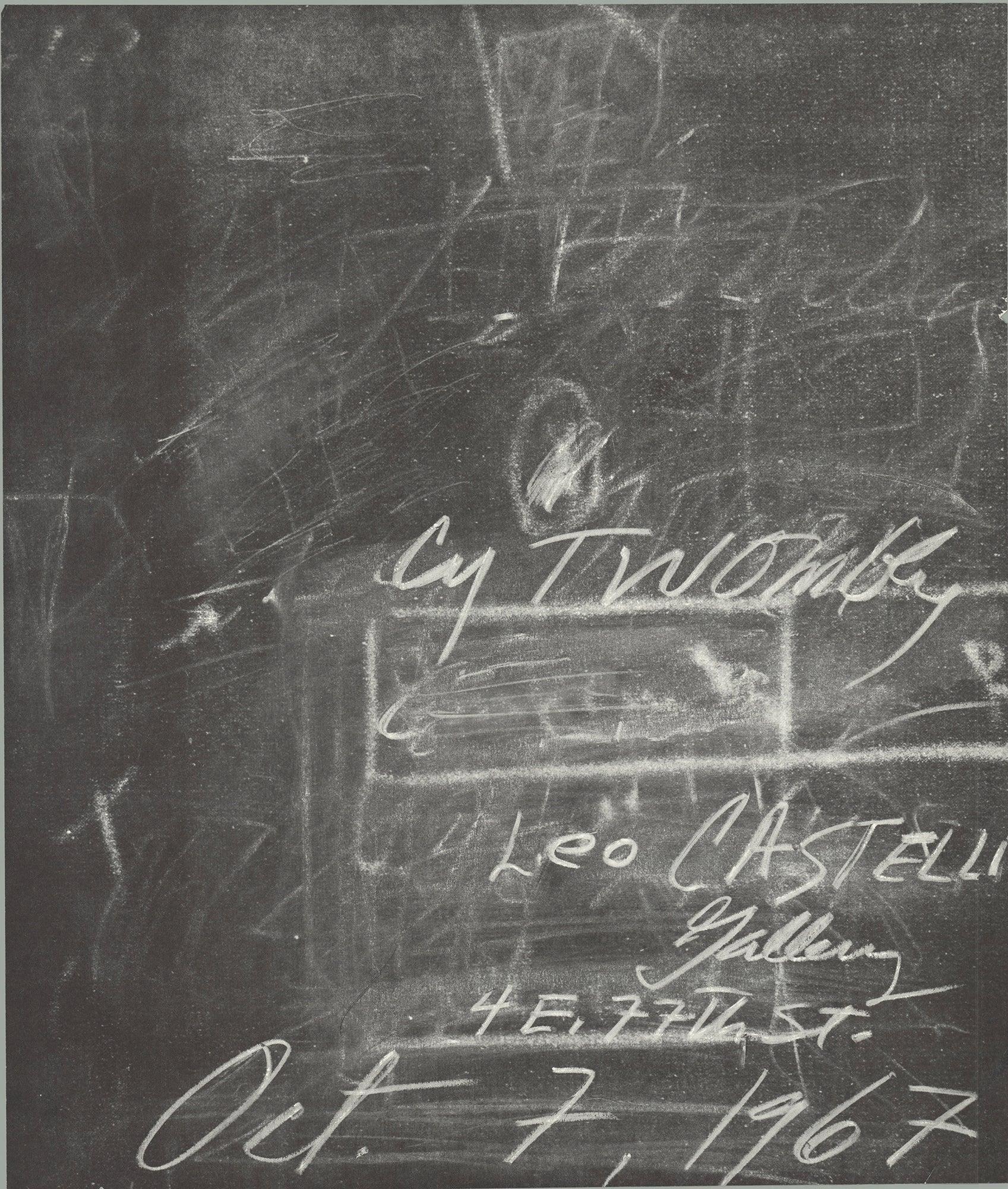 Cy Twombly 'Leo Castelli' 1967