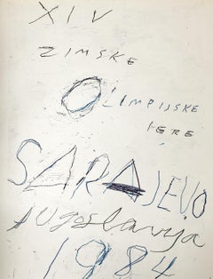 Cy Twombly Sarajevo Winter Olympics (poster)