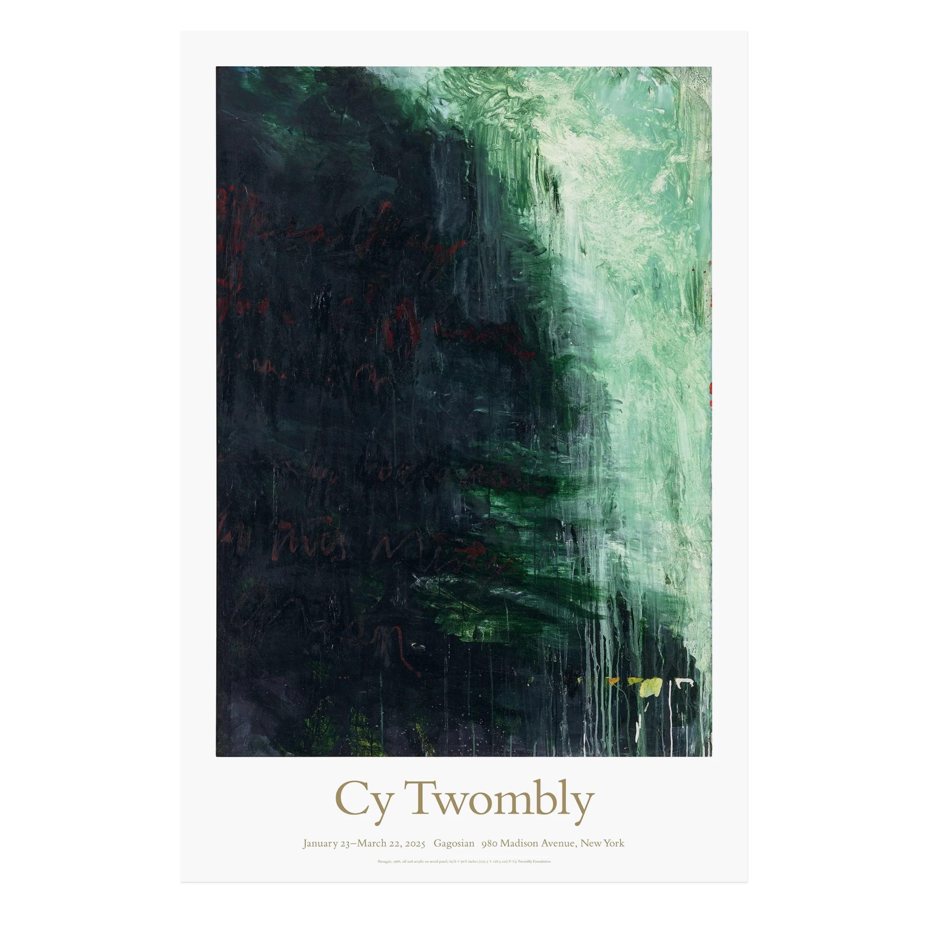 Paesaggio Poster - Print by Cy Twombly