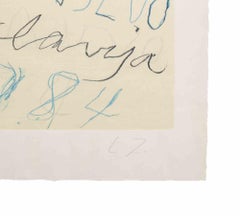 Les Jeux olympiques d'hiver de Sarajevo 1984 -  par Cy Twombly - 1984
