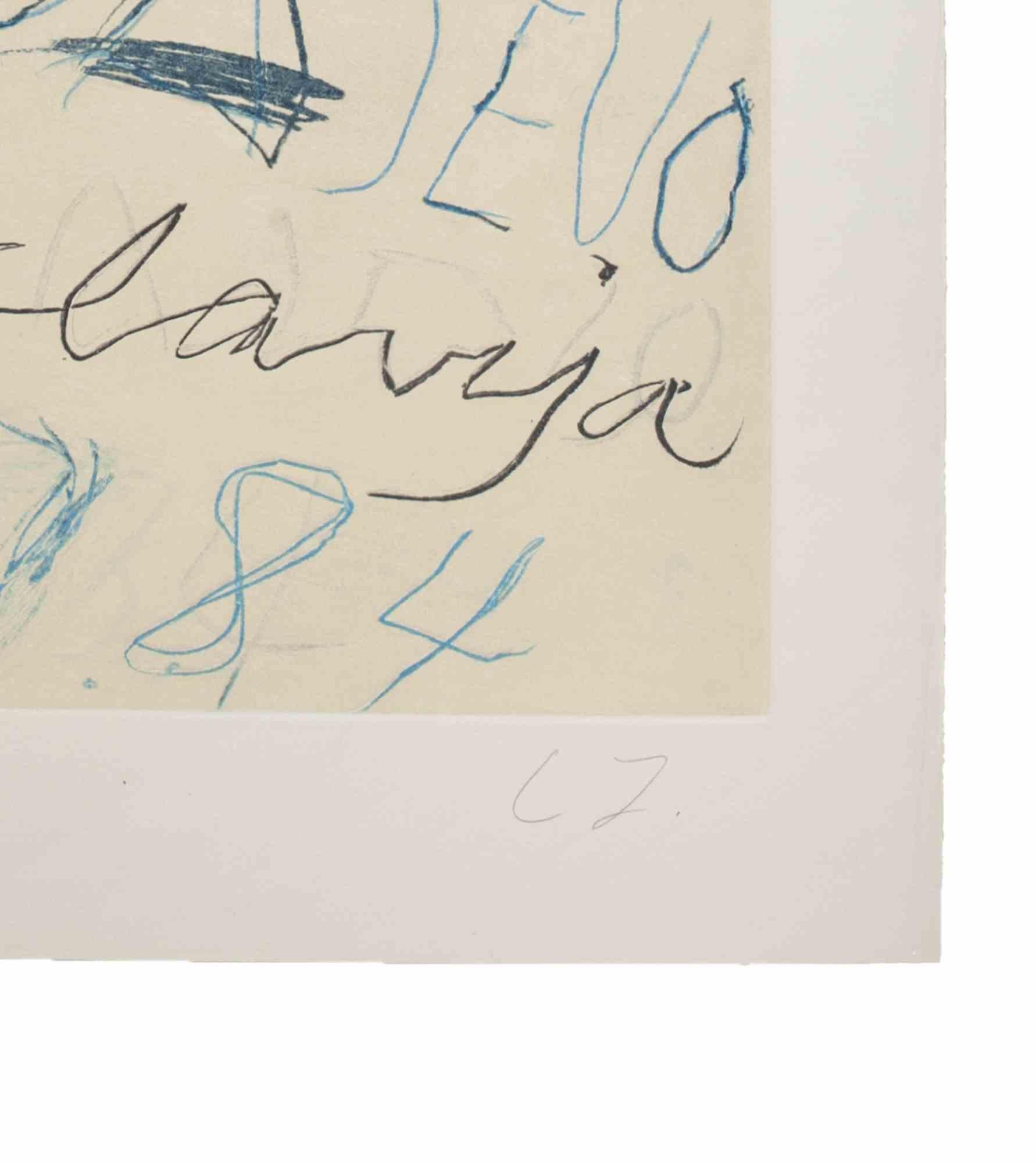 Sarajevo 1984 Winter Olympics -  by Cy Twombly - 1984 For Sale 1