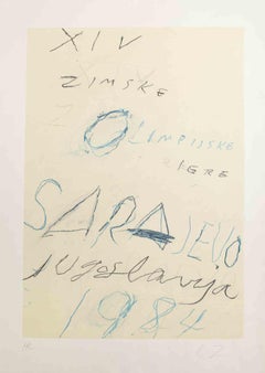 Sarajevo 1984 Winter Olympics -  by Cy Twombly - 1984