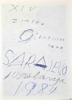 Sarajevo 1984 Winter Olympics -  by Cy Twombly - 1984