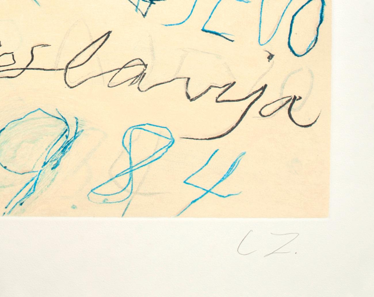 cy twombly aquatint