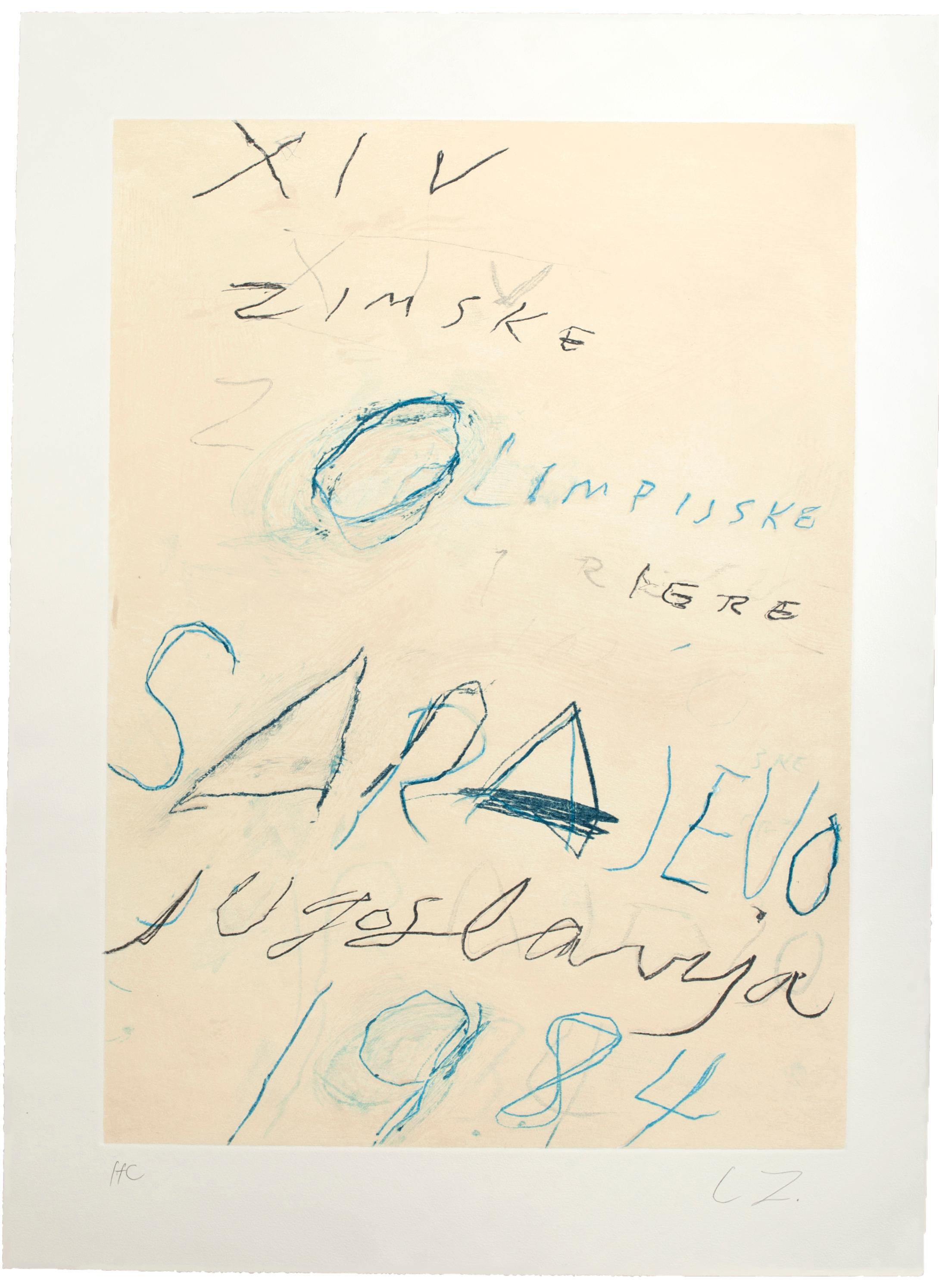 cy twombly etching