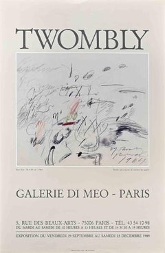 Vintage Twombly Exhibition - Galerie Di Meo - 1989
