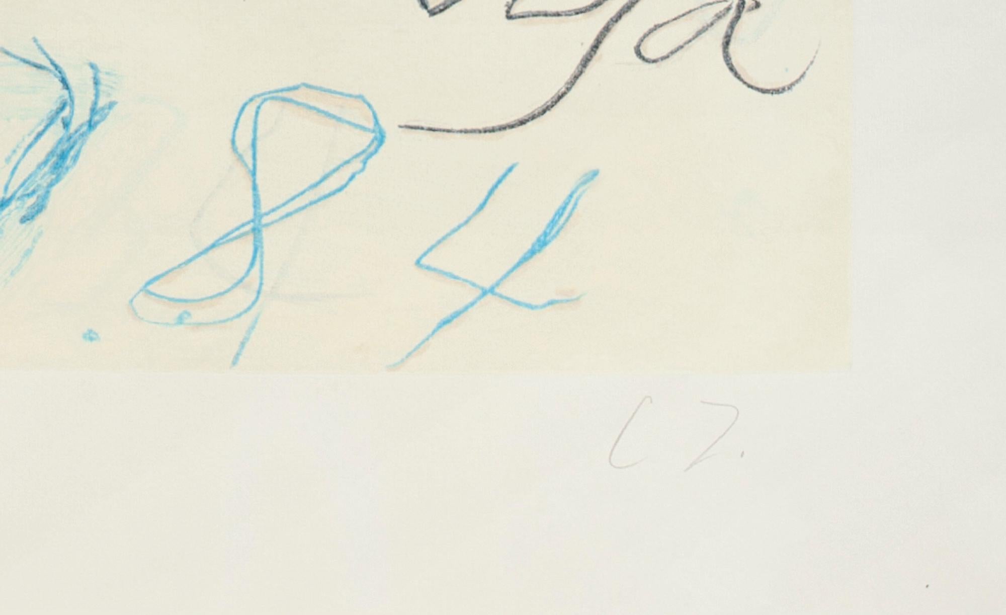 cy twombly lithograph