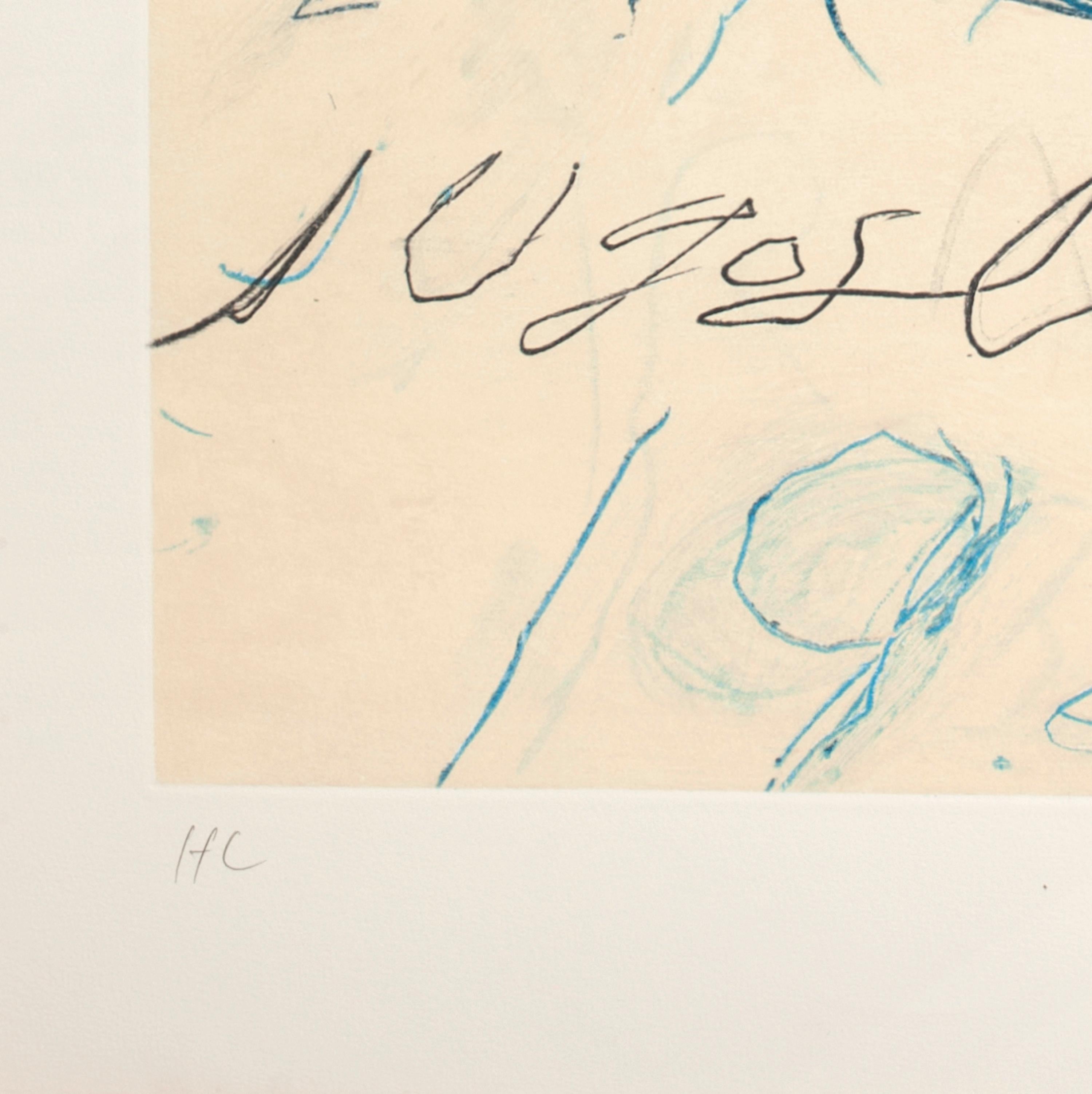 Untitled, Sarayevo Winter Olympic Games 1984, is an etching with aquatint and lithograph in colors realized by Cy Twombly on the occasion of the Winter Olympics Games 1984 in Sarajevo. Realized on White Arches Paper.
Image dimensions: 75.3x54.7