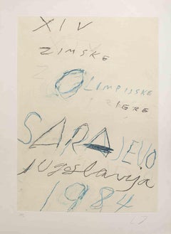 Untitled, Sarayevo Winter Olympic Games -  by Cy Twombly - 1984
