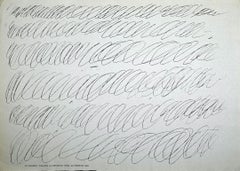 Vintage Cy Twombly Exhibition Poster - Galleria La Tartaruga 1968