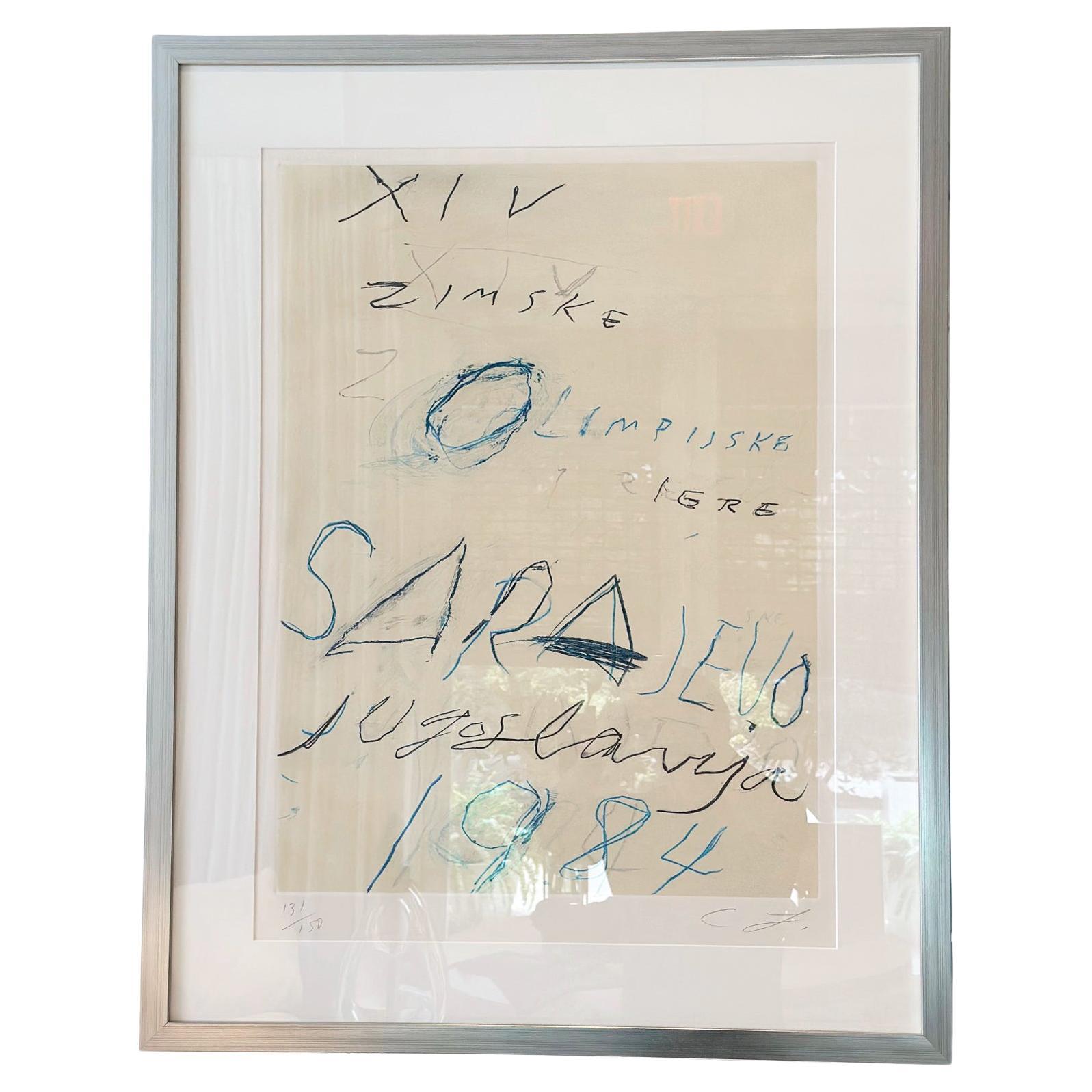 CY Twombly Sarajevo Winter Olympics 1984 For Sale