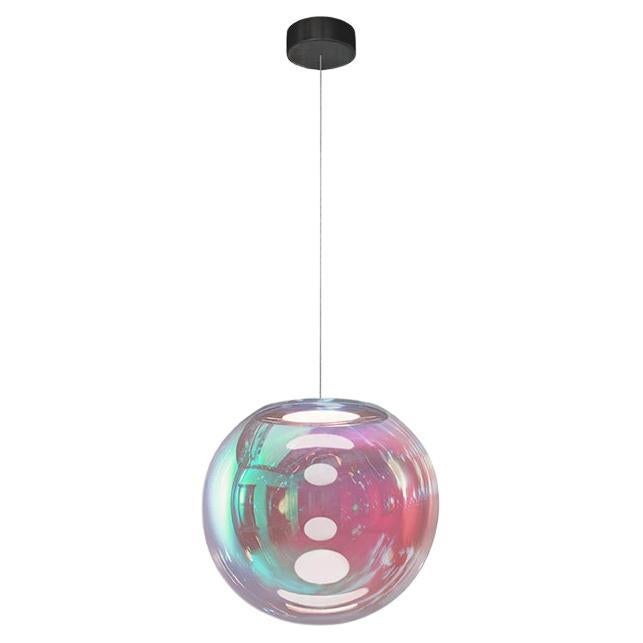 Iris-Kugel „30“ aus Cyan-Magenta von Sebastian Scherer im Angebot