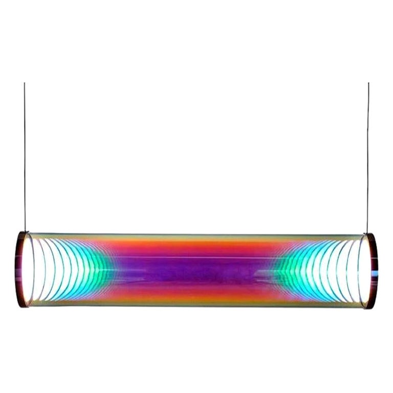 Tube Iris Cyan-Magenta de Sebastian Scherer en vente