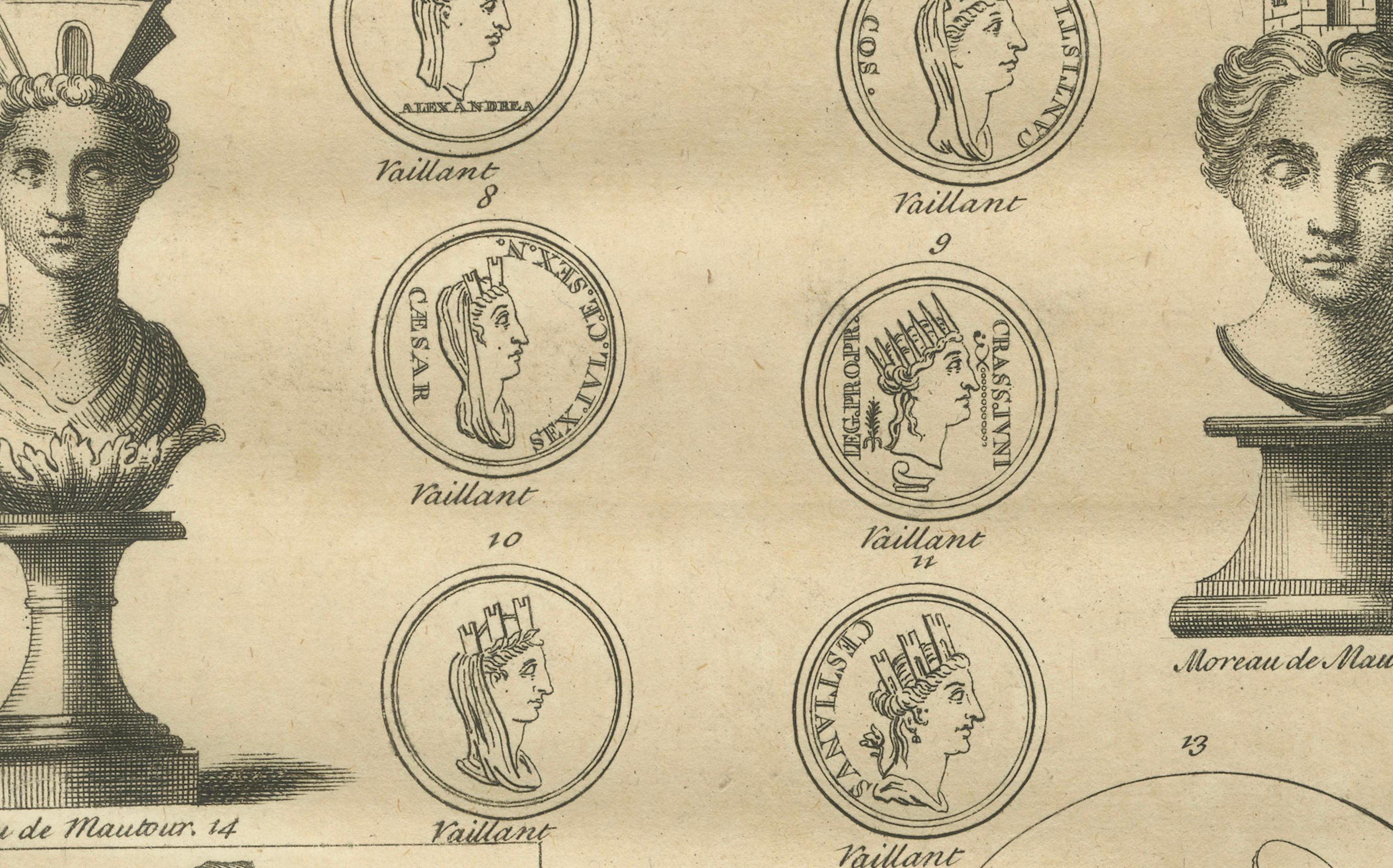 Cybele, Magna Mater – Classical Goddess Statues and Medals, Montfaucon, 1721
