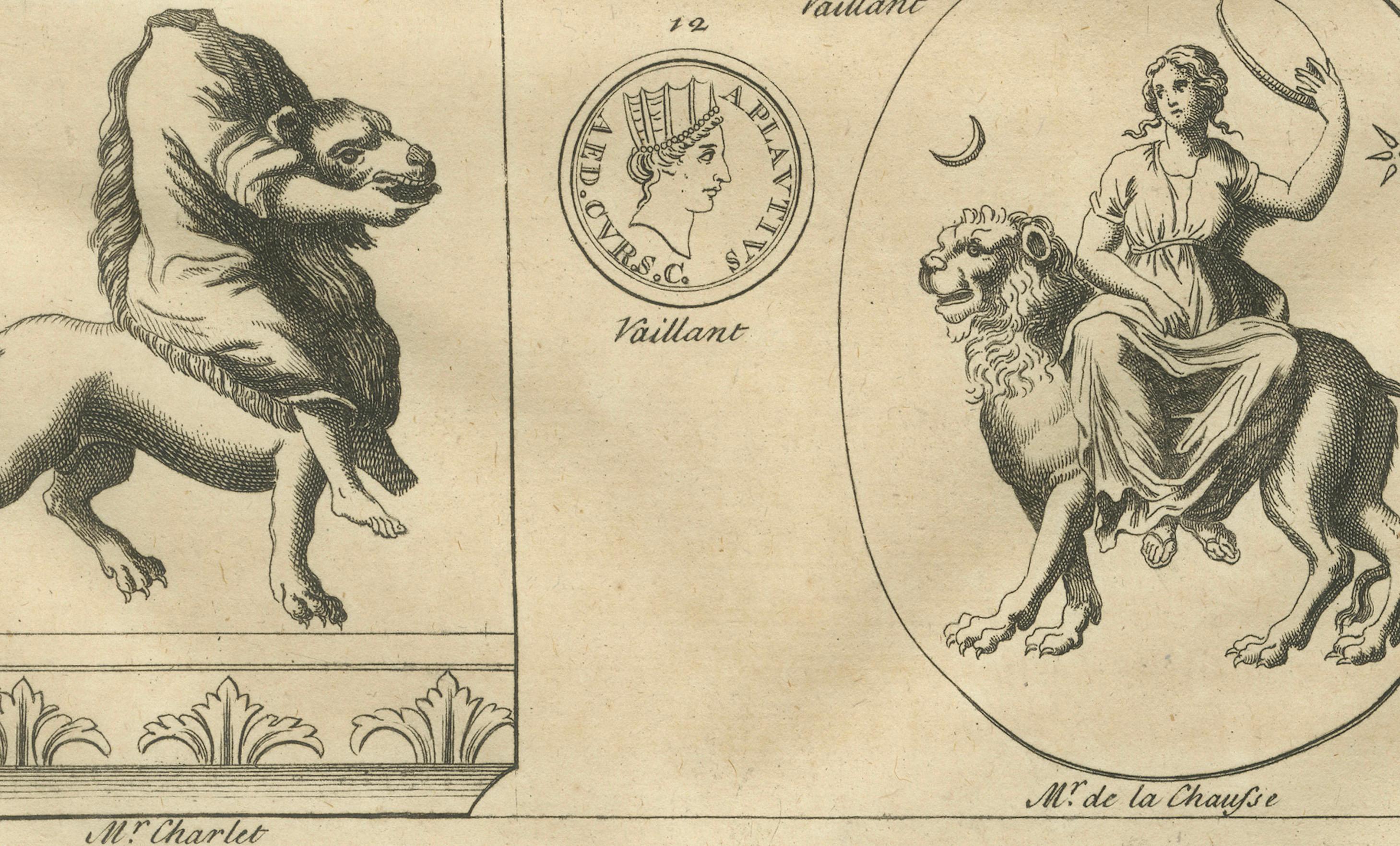 Cybele, Magna Mater – Classical Goddess Statues and Medals, Montfaucon, 1721