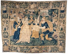 OFERTA CIBERNICA, Tapiz Histórico de Fino Tejido a Mano Flamenco del Siglo XVII 312cmx396cm 10x13