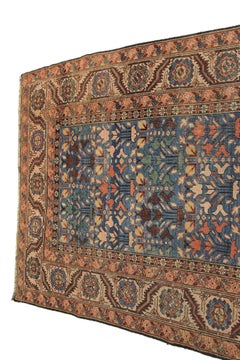 CYBER EVENT C.1870 Antique Serapi Rug Antique Bakhshayesh Rare 160x213cm 5' X 7'
