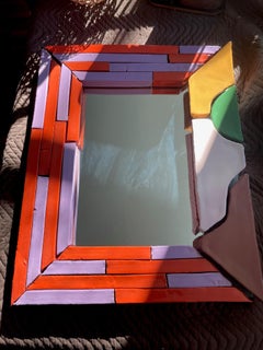 'Cyberpunk Mallard Duck' Ceramic Mirror by Sean Gerstley