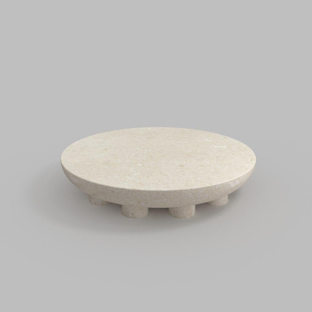 Modern Cyclades Center Table made out of Colored Cast Concrete For Sale