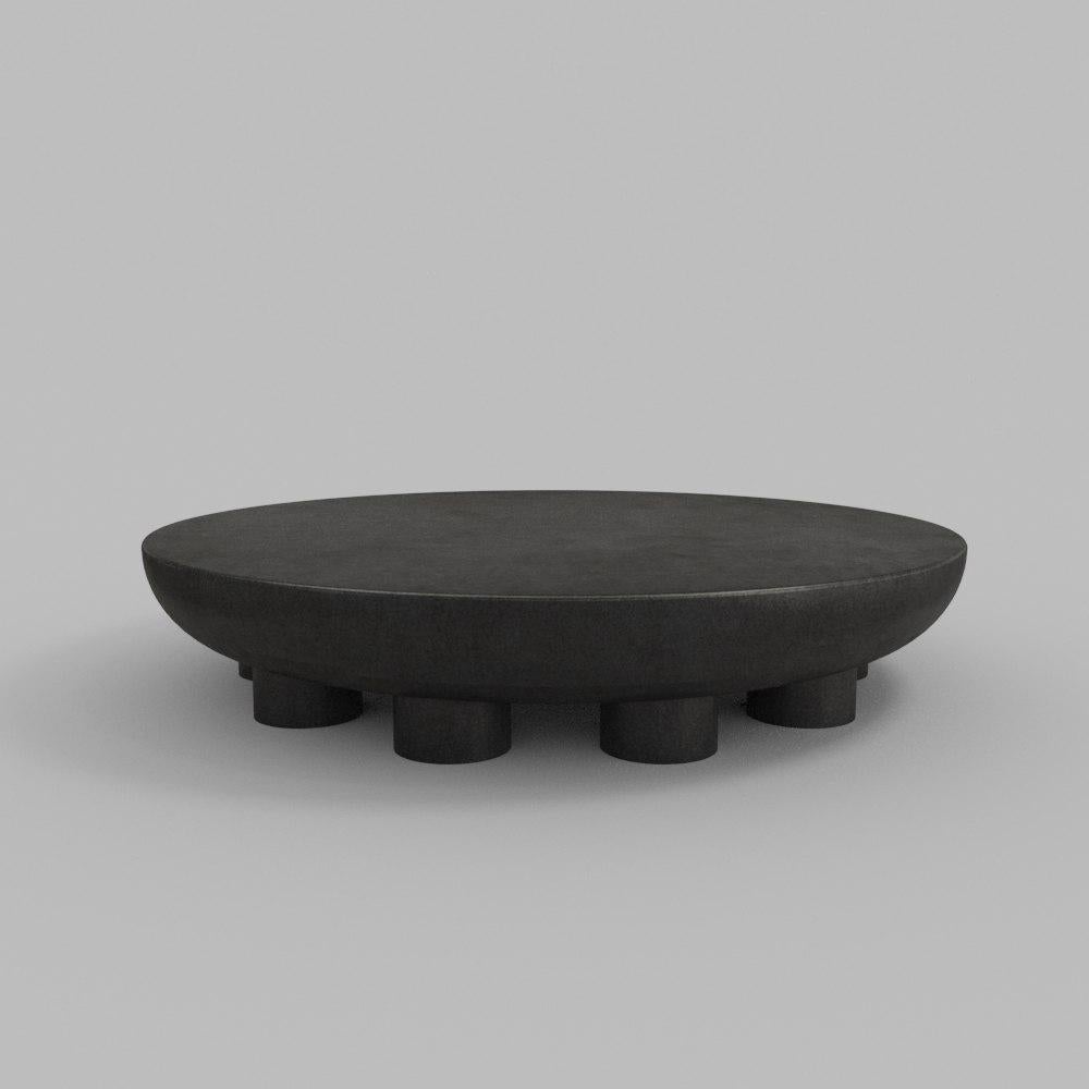 Czech Cyclades Center Table made out of Colored Cast Concrete For Sale