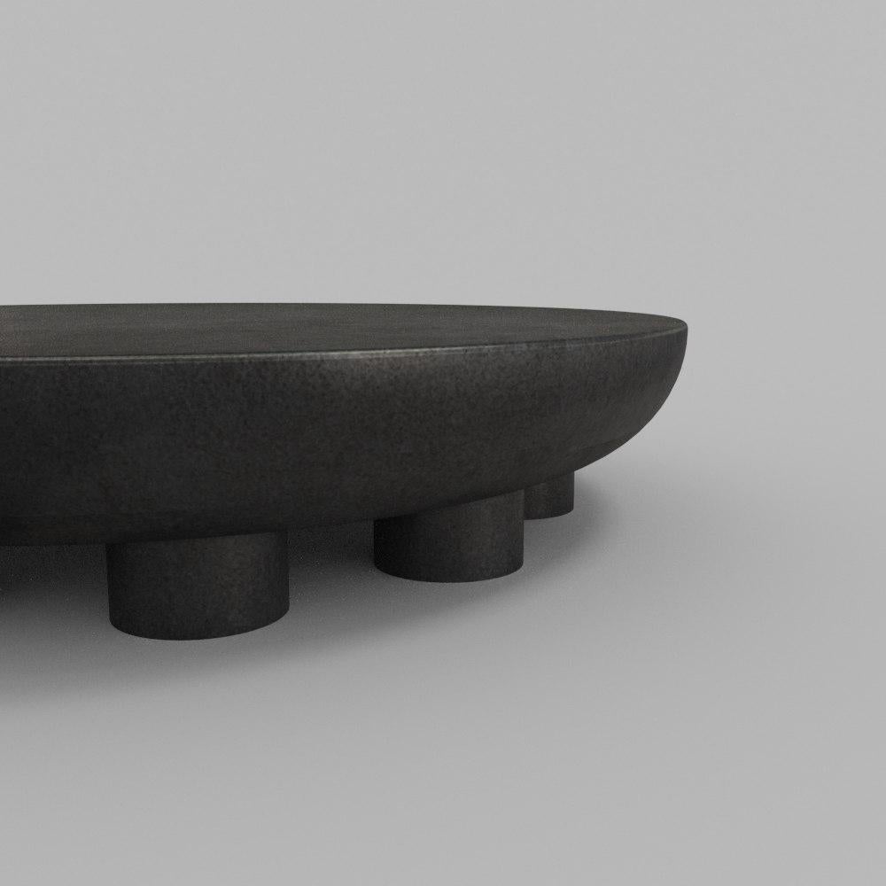 Hand-Carved Cyclades Center Table made out of Colored Cast Concrete For Sale