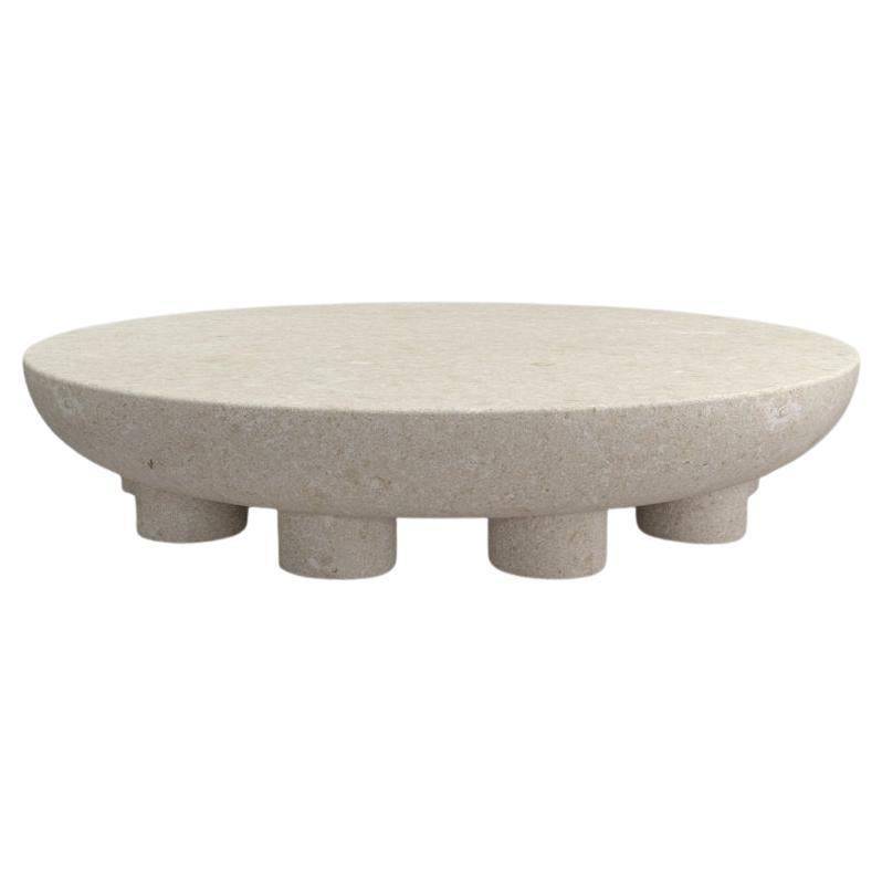 Cyclades Center Table made out of Colored Cast Concrete For Sale